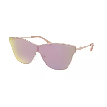 MICHAEL KORS Damen Pilot Sonnenbrille MK1063-11084Z Braun Verlauf 144 mm