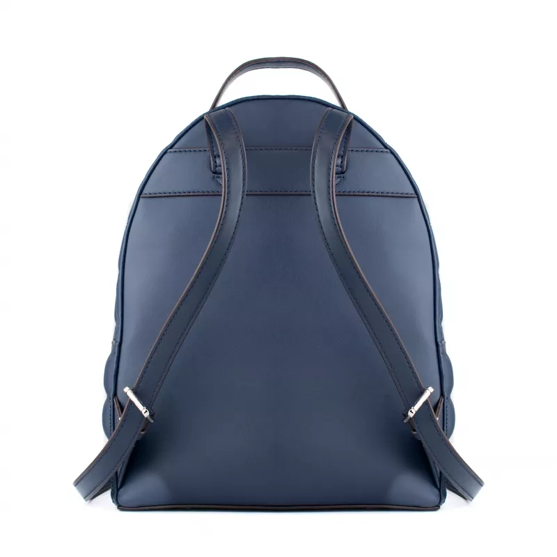 Michael Kors Damen Rhea Rucksack Marineblau Saffiano Leder 35R5S6HB6VNAV