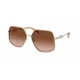 Michael Kors Damen-Sonnenbrille MK1127J10143B Roségold Metallrahmen Braune Verlaufsgläser 59 mm