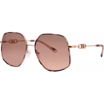 Michael Kors Damen-Sonnenbrille MK1127J110813 - Schildpatt-Acetat-Rahmen, braune Verlaufsgläser, 59 mm