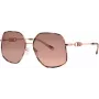 Michael Kors Damen-Sonnenbrille MK1127J110813 - Schildpatt-Acetat-Rahmen, braune Verlaufsgläser, 59 mm