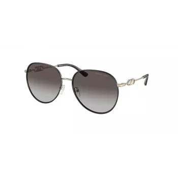 Michael Kors Damen-Sonnenbrille MK1128J10148G Hellgold Dunkelgrau Verlauf 58mm