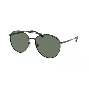 Michael Kors Damen-Sonnenbrille MK1138-18943H Roségold Braun Verlauf 58mm