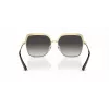 Michael Kors Damen Sonnenbrille MK1141-10148G Roségold Butterfly-Fassung Grau Verlaufsglas 57mm