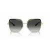 Michael Kors Damen Sonnenbrille MK1141-10148G Roségold Butterfly-Fassung Grau Verlaufsglas 57mm