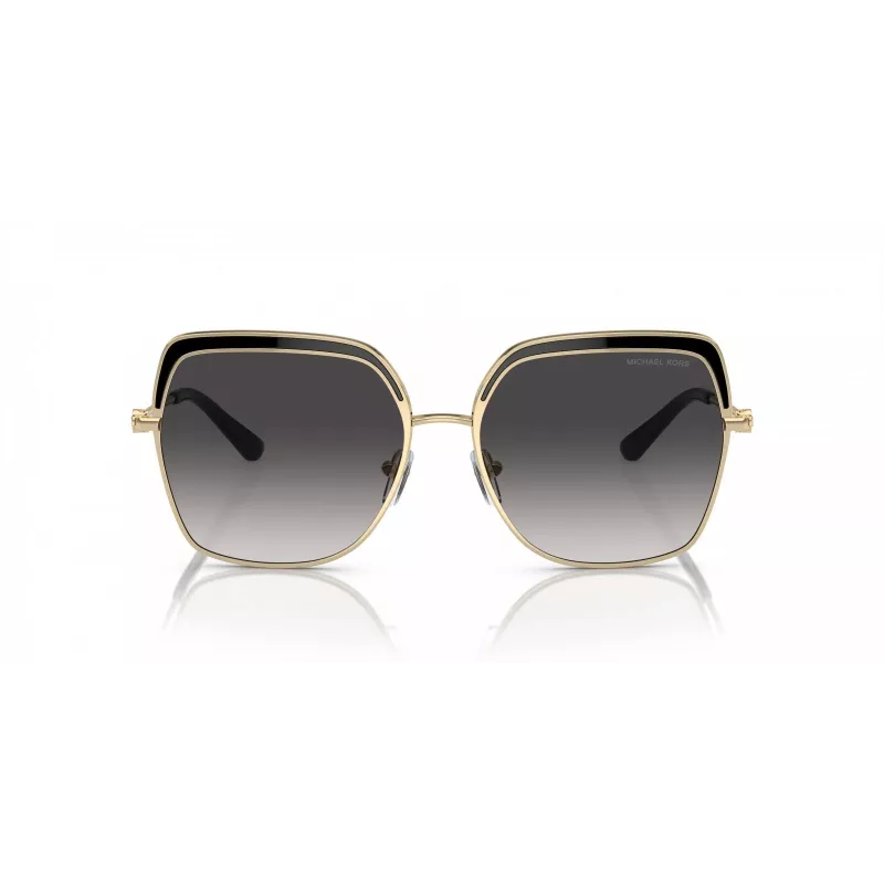 Michael Kors Damen Sonnenbrille MK1141-10148G Roségold Butterfly-Fassung Grau Verlaufsglas 57mm