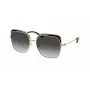 Michael Kors Damen Sonnenbrille MK1141-10148G Roségold Butterfly-Fassung Grau Verlaufsglas 57mm
