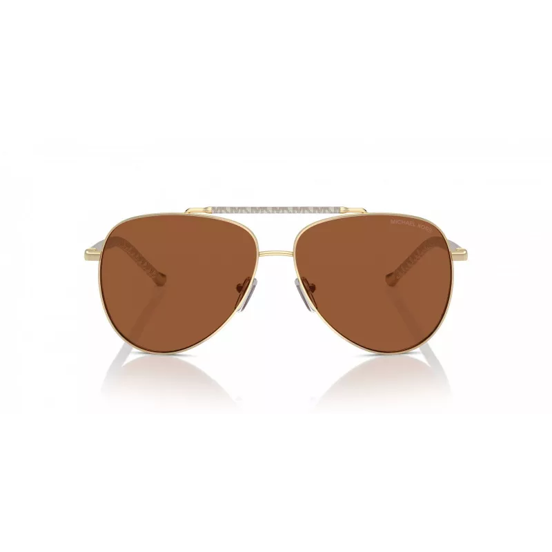 Michael Kors Damen-Sonnenbrille MK1146-101473 Dunkle Schildpatt-Acetat-Fassung Braune Verlaufsgläser 53/13/140 mm