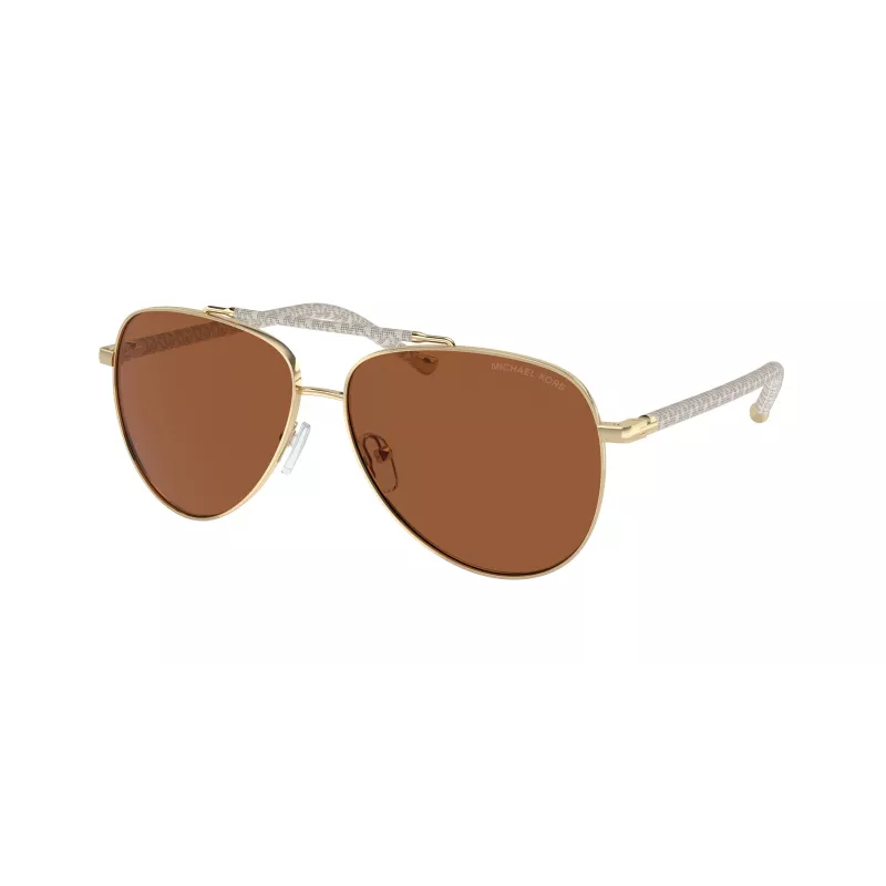 Michael Kors Damen-Sonnenbrille MK1146-101473 Dunkle Schildpatt-Acetat-Fassung Braune Verlaufsgläser 53/13/140 mm