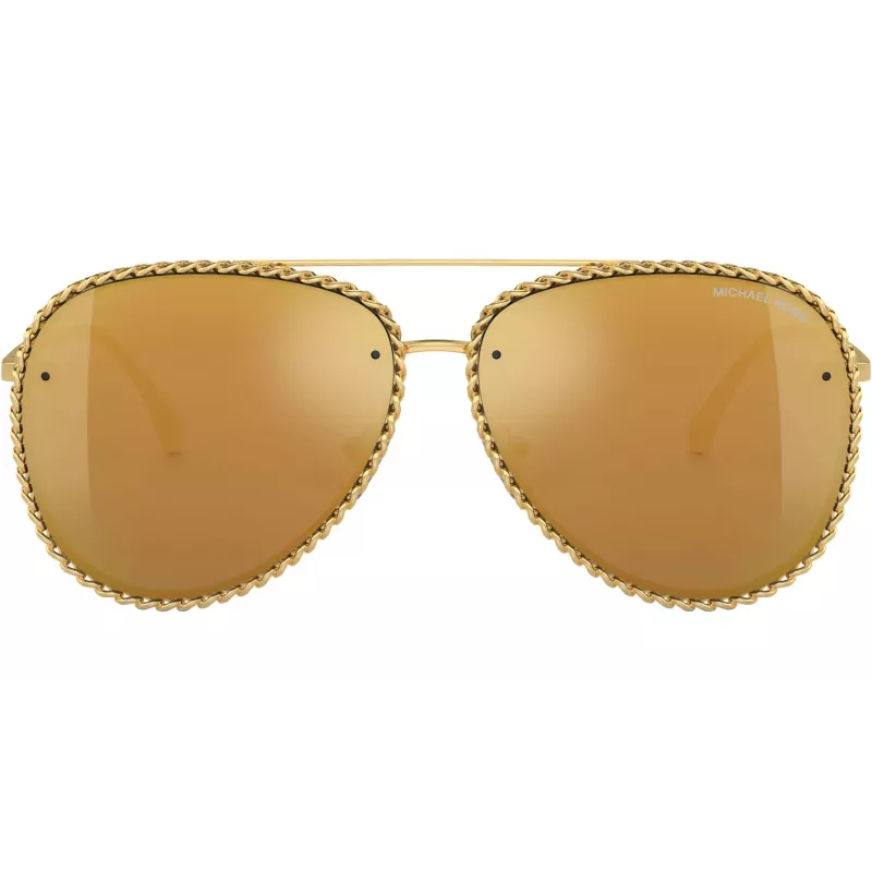 Michael Kors Damen-Sonnenbrille MK1147-18967P Dark Tortoise Braun Polarisiert 59mm