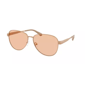 Michael Kors Damen-Sonnenbrille MK1160-190073, dunkles Schildpatt-Gestell, braune Verlaufsgläser, 59 mm