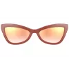 Michael Kors Damen-Sonnenbrille MK2132U39116F Dunkle Schildpatt-Acetat Braune Verlaufsgläser 55 mm