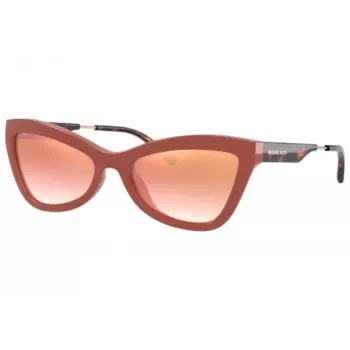 Michael Kors Damen-Sonnenbrille MK2132U39116F Dunkle Schildpatt-Acetat Braune Verlaufsgläser 55 mm