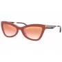 Michael Kors Damen-Sonnenbrille MK2132U39116F Dunkle Schildpatt-Acetat Braune Verlaufsgläser 55 mm
