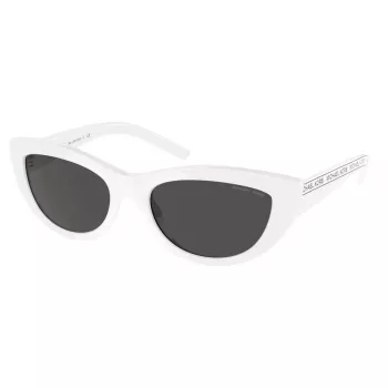 Michael Kors Damen-Sonnenbrille MK2160UOPTICW - Acetat eckiger Rahmen, UV400-Schutz, 54 mm Glas