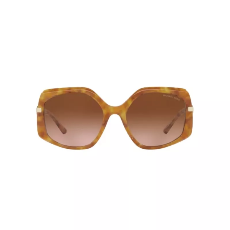 Michael Kors Damen-Sonnenbrille MK217739153B5 Dunkle Schildpatt-Fassung Braune Verlaufsgläser 56mm