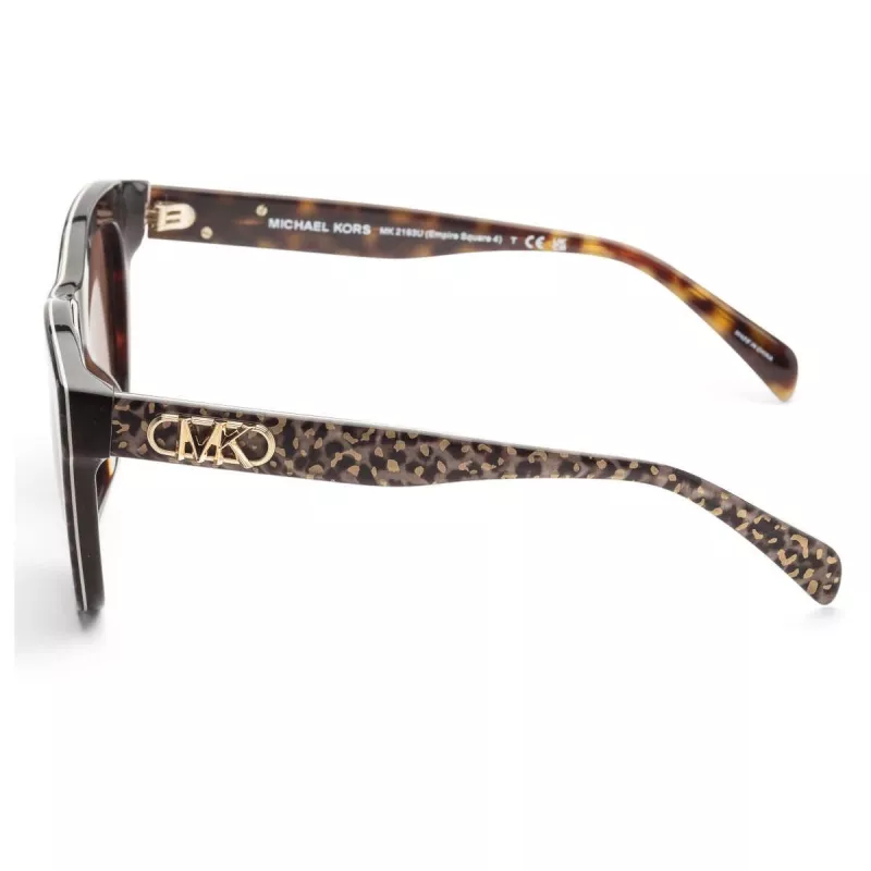 Michael Kors Damen-Sonnenbrille MK2193U189073 Dark Tortoise Brown Gradient 52mm
