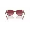 Michael Kors Damen-Sonnenbrille MK2199-39468H Dunkelschildpatt-Acetatrahmen Braune Verlaufsgläser 55mm