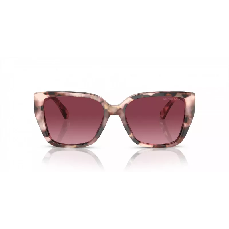 Michael Kors Damen-Sonnenbrille MK2199-39468H Dunkelschildpatt-Acetatrahmen Braune Verlaufsgläser 55mm