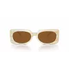Michael Kors Damen-Sonnenbrille MK2215-400173 Schwarz Grau Verlauf 56mm