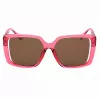 Michael Kors Damen Sonnenbrille MK2238UDRAGON Rechteckiger Acetatrahmen 55mm