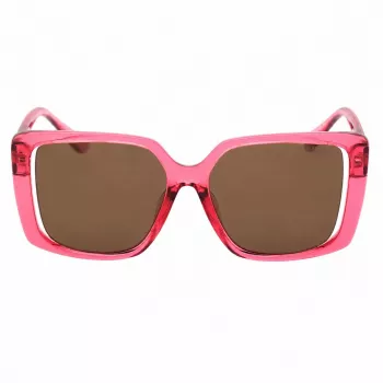 Michael Kors Damen Sonnenbrille MK2238UDRAGON Rechteckiger Acetatrahmen 55mm