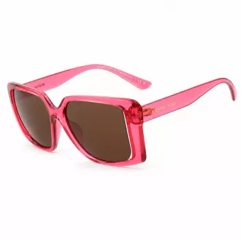 Michael Kors Damen Sonnenbrille MK2238UDRAGON Rechteckiger Acetatrahmen 55mm