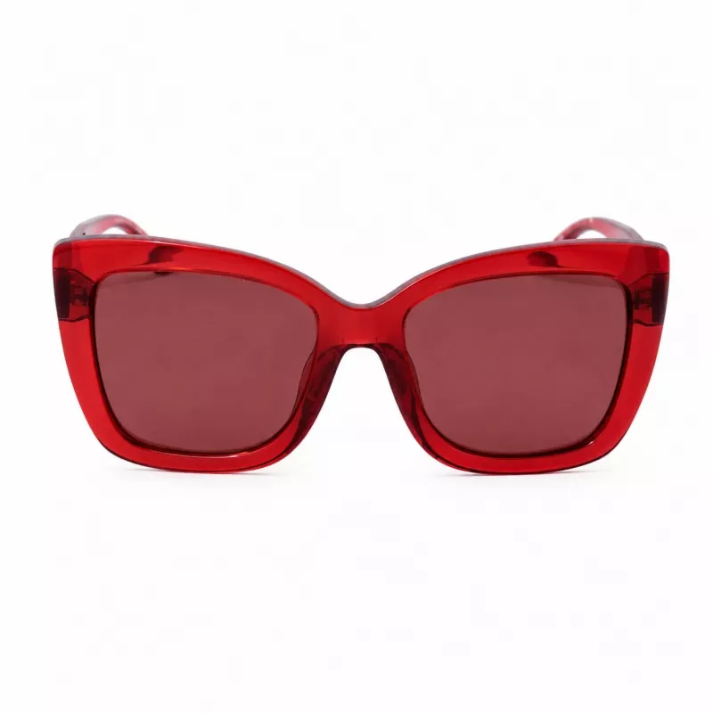 Michael Kors Damen-Sonnenbrille MK2267UCHERRY - Cherry Acetatrahmen, graue Verlaufsgläser, 56 mm