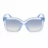 Michael Kors Damen-Sonnenbrille MK2268UCORNFL - Cornflower-Acetatrahmen, graue Verlaufsgläser, 54 mm
