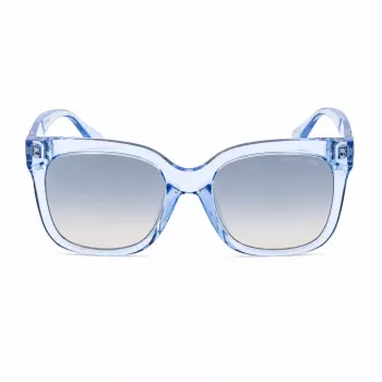 Michael Kors Damen-Sonnenbrille MK2268UCORNFL - Cornflower-Acetatrahmen, graue Verlaufsgläser, 54 mm