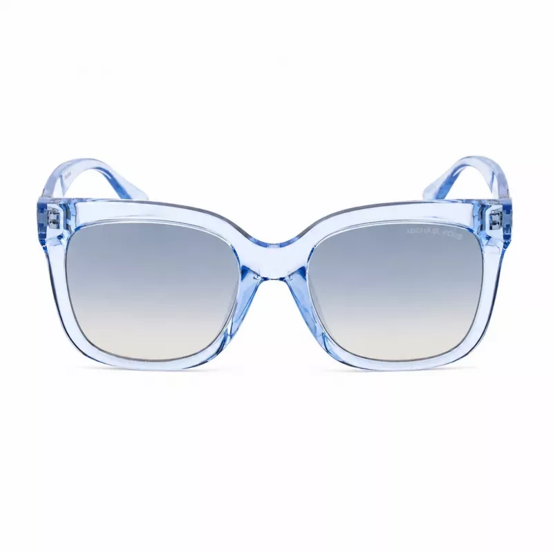 Michael Kors Damen-Sonnenbrille MK2268UCORNFL - Cornflower-Acetatrahmen, graue Verlaufsgläser, 54 mm