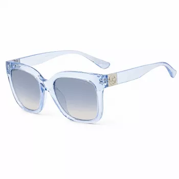 Michael Kors Damen-Sonnenbrille MK2268UCORNFL - Cornflower-Acetatrahmen, graue Verlaufsgläser, 54 mm