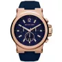 Michael Kors MK8295 Herren Quarz-Chronograph Uhr 48mm Edelstahl Blaues Zifferblatt