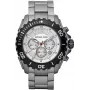 Michael Kors Herrenuhr MK8230 47mm Edelstahl Schwarzes Zifferblatt Chronograph