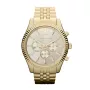 Michael Mens Dylan Quarz-Chronograph schwarzes Zifferblatt Edelstahl Uhr MK8281