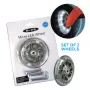Micro Maxi Scooter Wheels mit LED-Leuchten - 120mm PU-Räder, ABEC 9 Lager, Mehrfarbig, Set von 2
