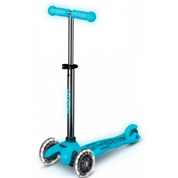 Micro Mini Deluxe Glow LED Scooter Glacier Aqua