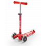 Micro Mini Deluxe LED Scooter mit leuchtenden Rädern - Grün