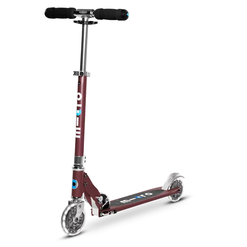 Micro Sprite LED Neon Rose Kick Scooter