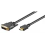 MicroConnect DVI-D Stecker auf HDMI Stecker Adapterkabel 0,5 m Schwarz