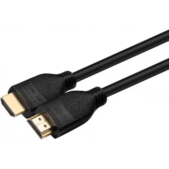 MicroConnect HDMI High Speed Kabel mit Ethernet, 1m CCS, Schwarz