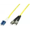 MicroConnect LC/PC auf ST/PC 10m 9/125 Singlemode-Duplex-Patchkabel