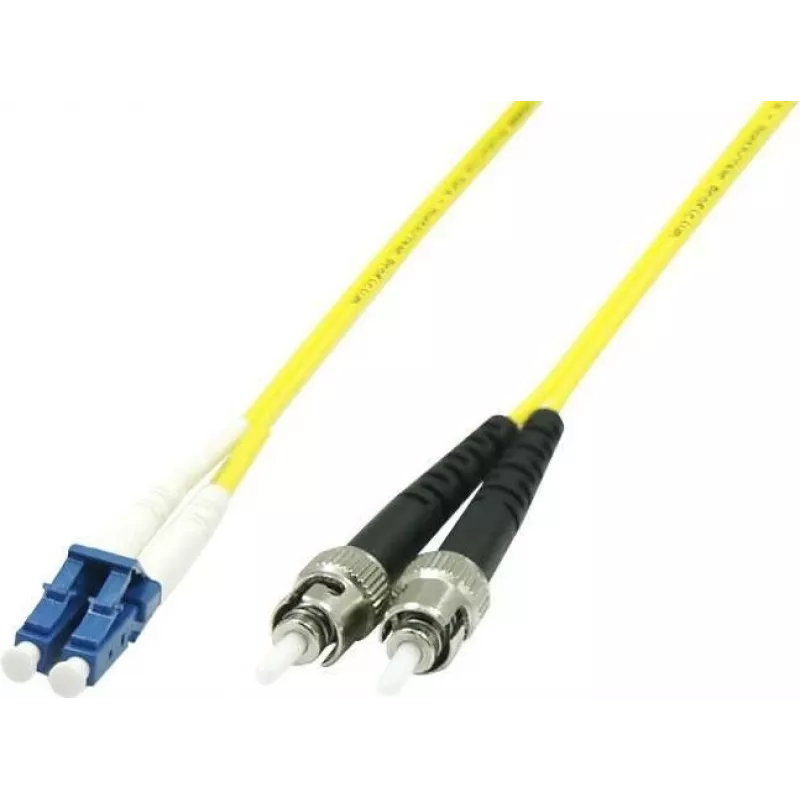 MicroConnect LC/PC auf ST/PC 10m 9/125 Singlemode-Duplex-Patchkabel