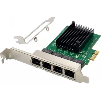 MicroConnect PCIe x1 Gigabit Ethernet Netzwerkkarte RTL8111F MC-PCIEX1-RTL8111F-Q