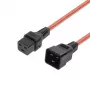 MICROCONNECT Netzkabel C19 IEC Lock - C20, 2m, Schwarz, 16A 250V, Verriegelndes IEC C20 auf C19
