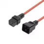 MicroConnect Netzkabel C19 IEC Lock - C20 (MC-C19C20LOCK-1M-R)