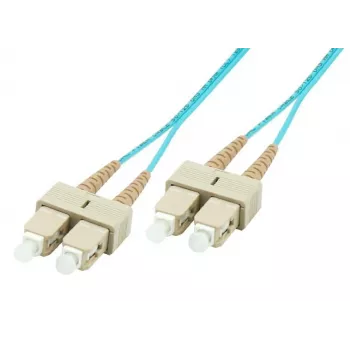 Microconnect SC/PC auf SC/PC 5m Duplex Multimode OM2 Glasfaser-Patchkabel, Orange