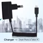 MicroUSB-Kabel Ladegerät Schwarz 1m USB 2.0