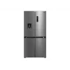 Midea Side-by-Side Kühlschrank MDRM632FGD46W, No Frost, 470 L, Edelstahl, Energieklasse D