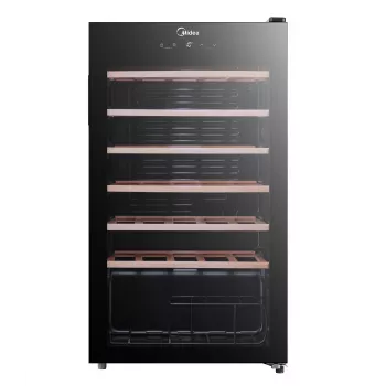 Midea Weinkühler MDRW150FGG22W Freistehend 34 Flaschen Schwarz